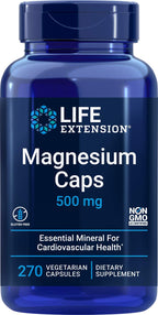 Life Extension Magnesium Caps 500mg - 270 Vegetarian Capsules