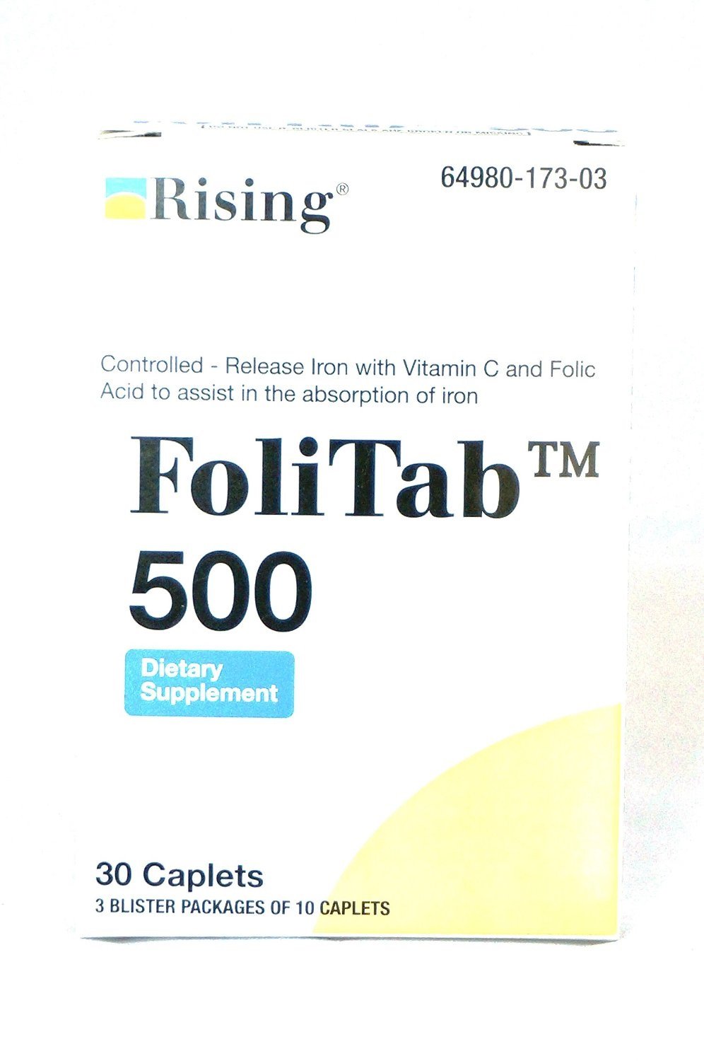Liarminoo Folitab 500 Controlled-Release Iron with Vitamin C and Folic Acid