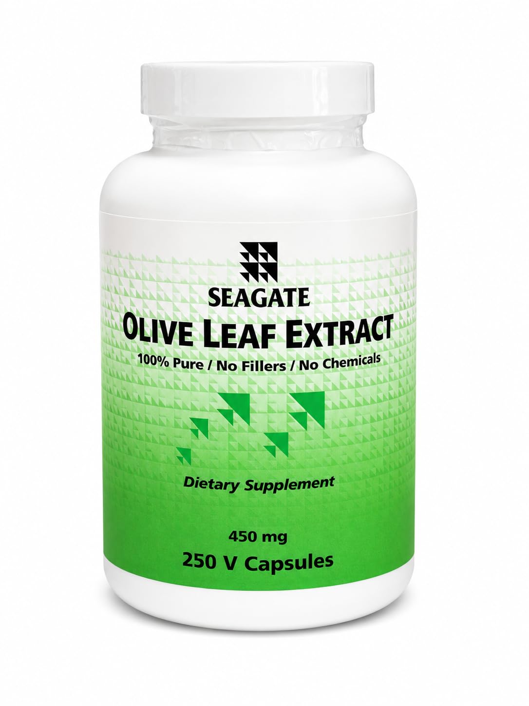 Seagate Products Olive Leaf Extract Supplements 450 mg Capsules