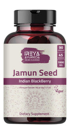 Ireya Ayurveda Jamun Seed Capsules 1000 mg - 90 Capsules - image 2