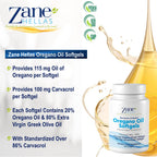 Zane Hellas Oregano Oil Extra Strength - 60 Softgels - image 7
