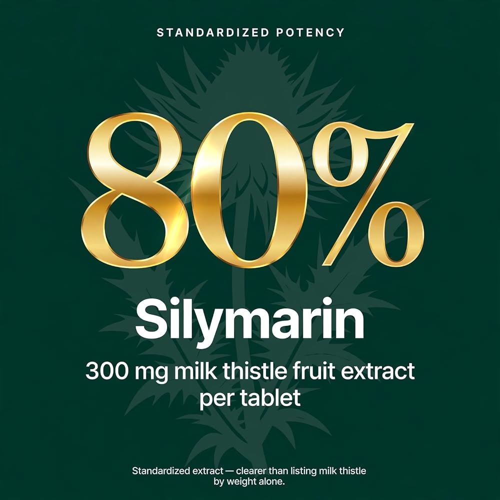 Glymate Milk Thistle with Turmeric Liver Support - 120 Tablets - image 2
