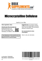 BulkSupplements.com Microcrystalline Cellulose Powder (MCC)