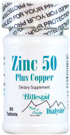 Dialyvite Zinc 50 Plus Copper - 90 Tablets