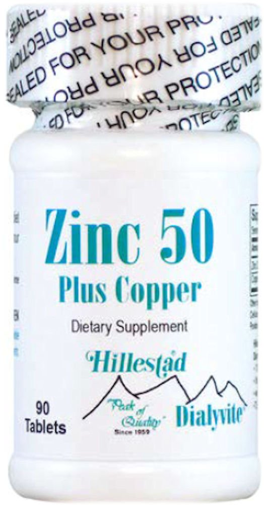 Dialyvite Zinc 50 Plus Copper - 90 Tablets