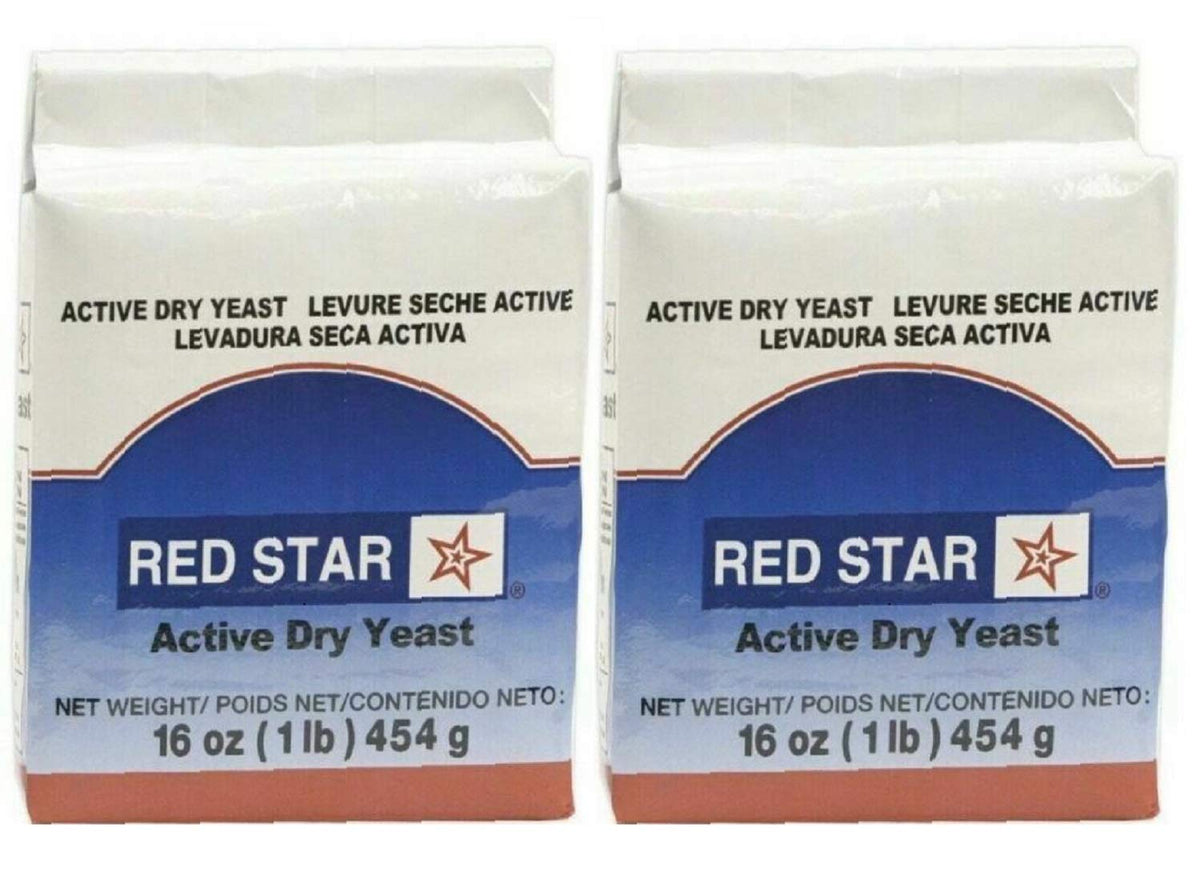 SUPTMAX Red Star Active Dry Yeast Powder - 32 Ounces