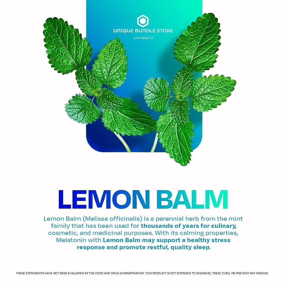 hjnebkp Spring Valley Melatonin 10mg with Lemon Balm for Sleep - 360 Tablets - image 2