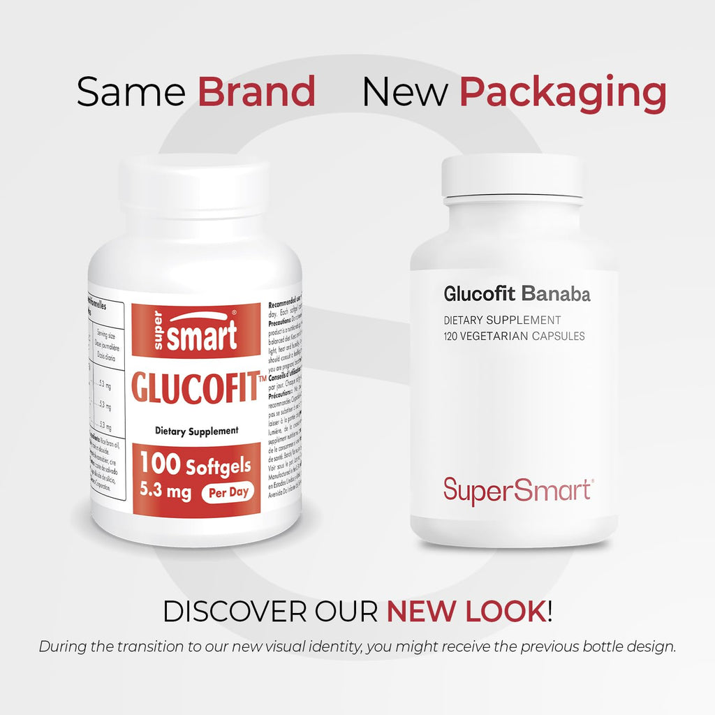 Supersmart Glucofit Banaba Leaf Extract 10mg - 120 Vegetarian Capsules - image 2