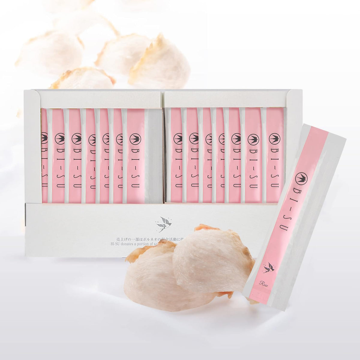 BI-SU Bird's Nest Essence Collagen Jelly Stick with Vitamin C