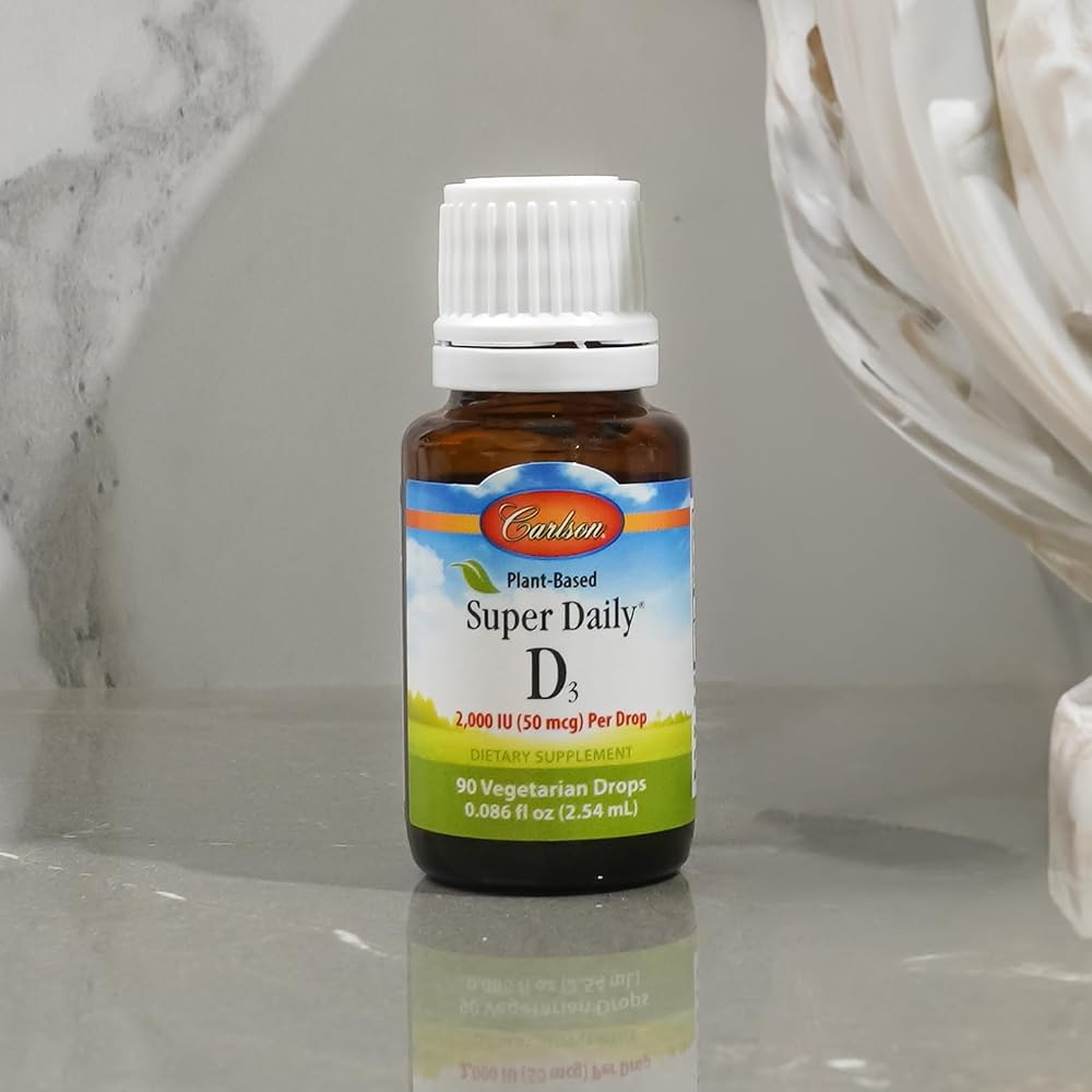 Carlson Plant-Based Super Daily D3 2000 IU - 90 Drops - image 7