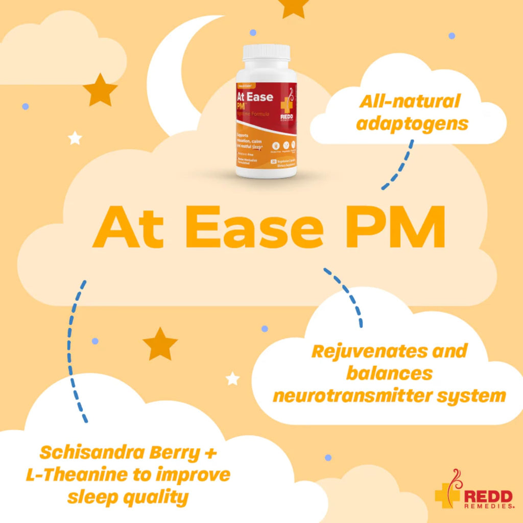 Redd Remedies At Ease PM Sleep Support - 30 Capsules - image 5