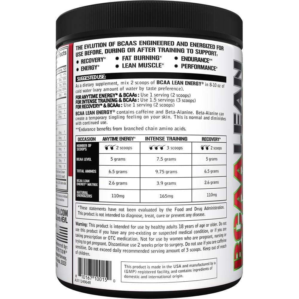Evlution Nutrition BCAA Lean Energy - Energizing Amino Acid