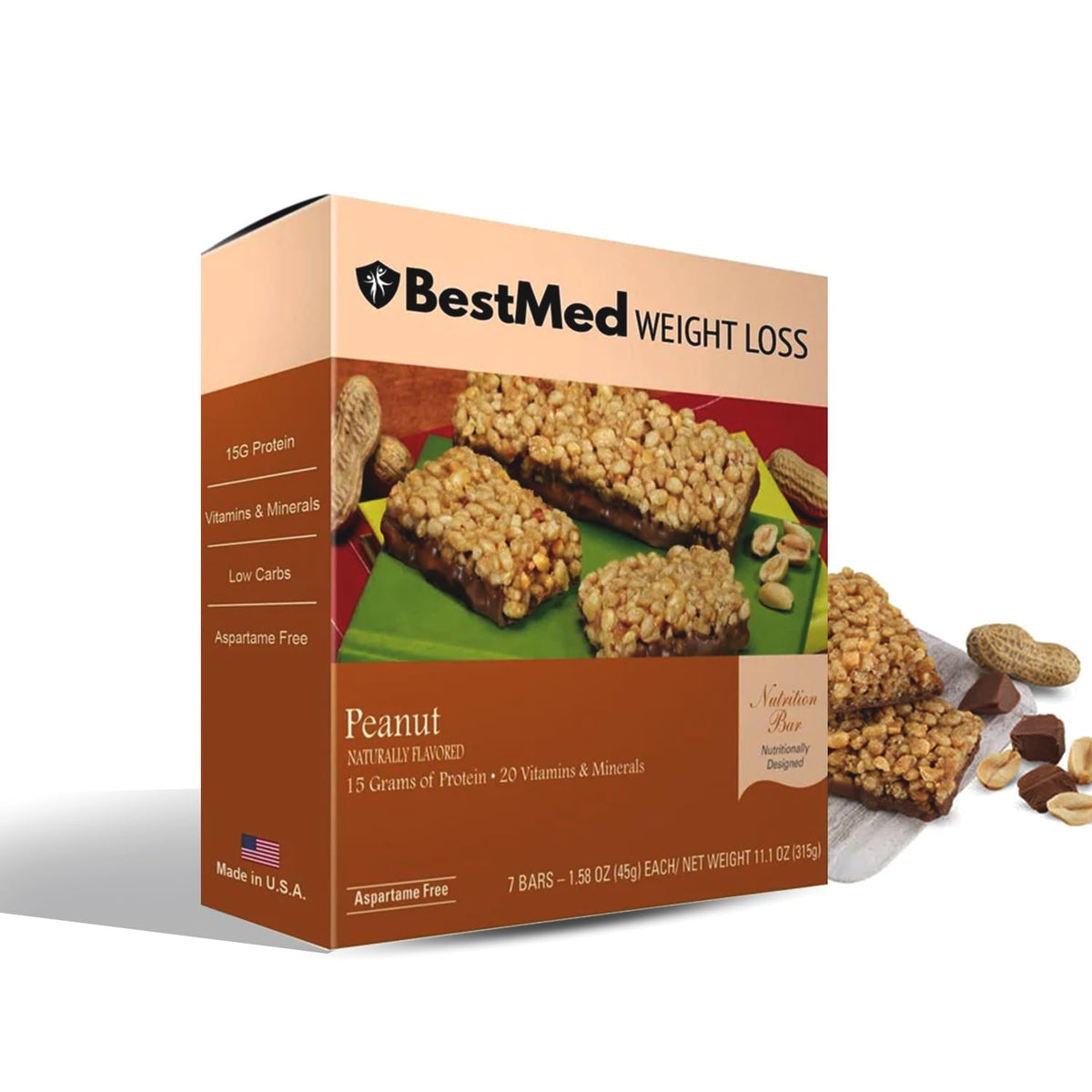 BestMed - High Protein Nutrition Bar - Low-Carb