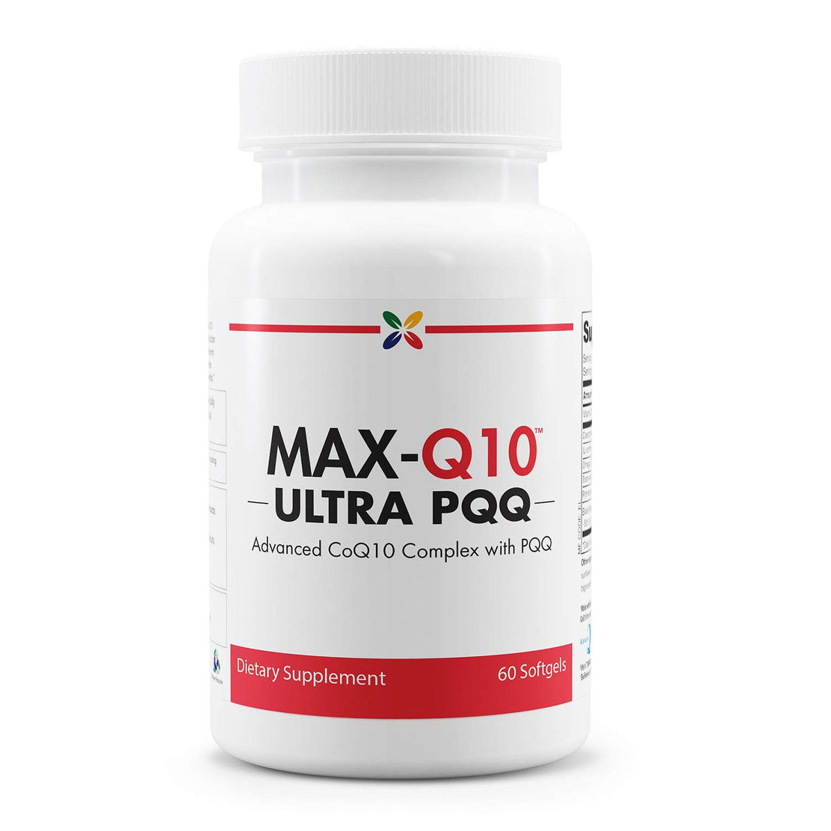 Stop Aging Now MAX-Q10 ULTRA CoQ10 with BioPQQ - 60 Softgels