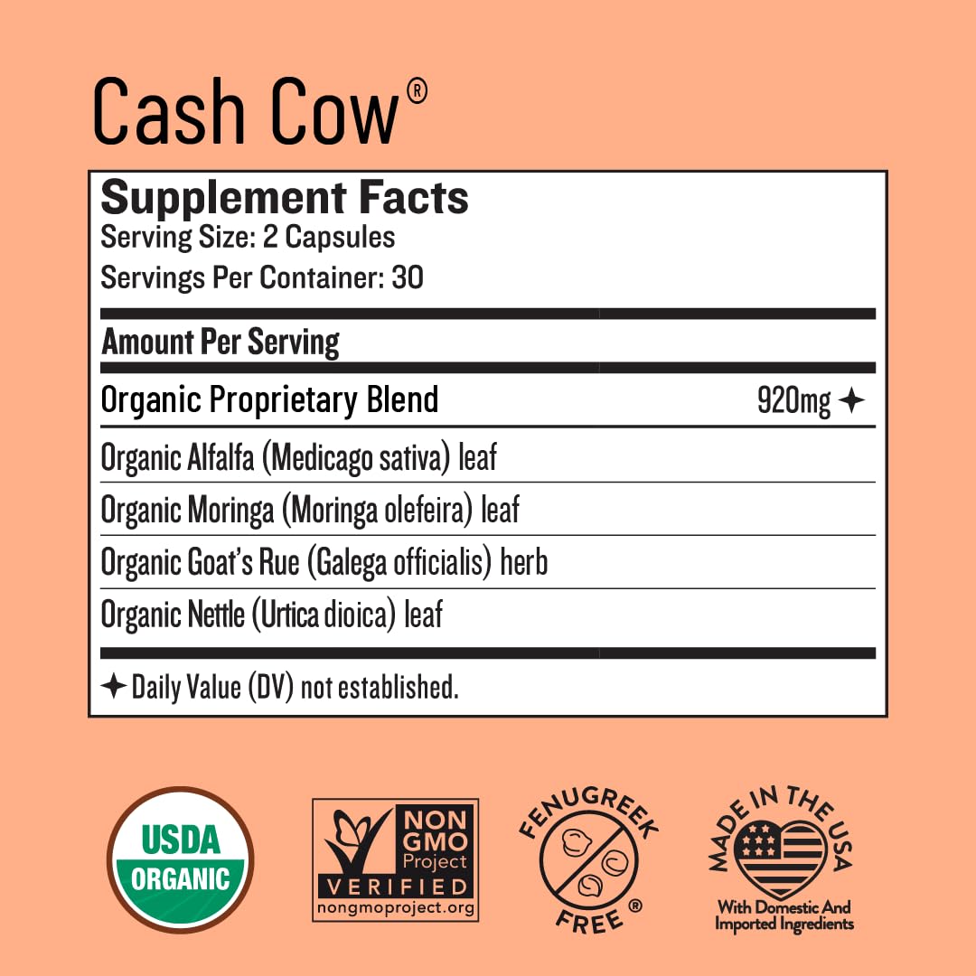 Legendairy Milk Cash Cow Lactation Supplement - 60 Capsules - image 7