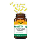 Country Life Quercetin 500mg with Vitamin D3 Immune Support - 90 Capsules - image 4