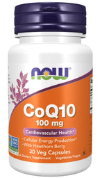 NOW Foods CoQ10 100mg - 30 Capsules (2-Pack)