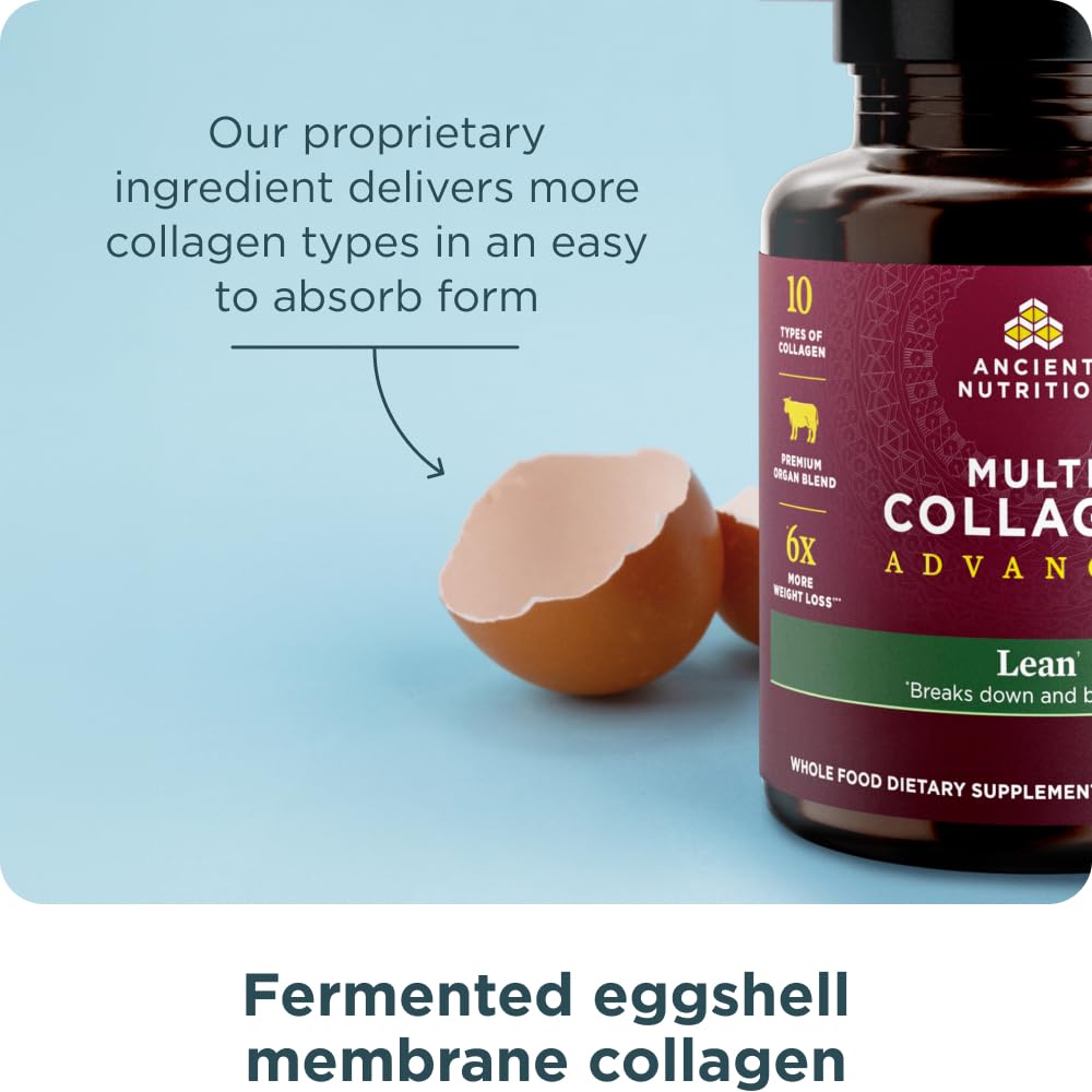 Ancient Nutrition Advanced Multi Collagen Peptides Lean - 90 Capsules - image 7