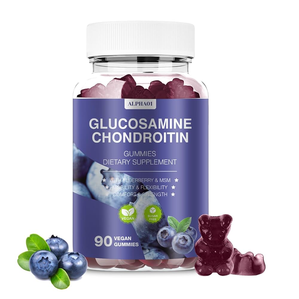 ALPHA01 Glucosamine Chondroitin Gummies - 3000MG Extra Strength Joint