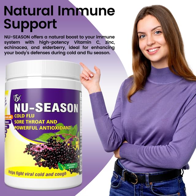 USK NU-Season Immune Support Powder - 16oz - image 3