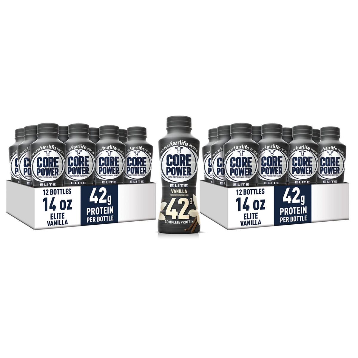 Core Power Elite 42g High Protein Milk Shake Vanilla - 24 Pack