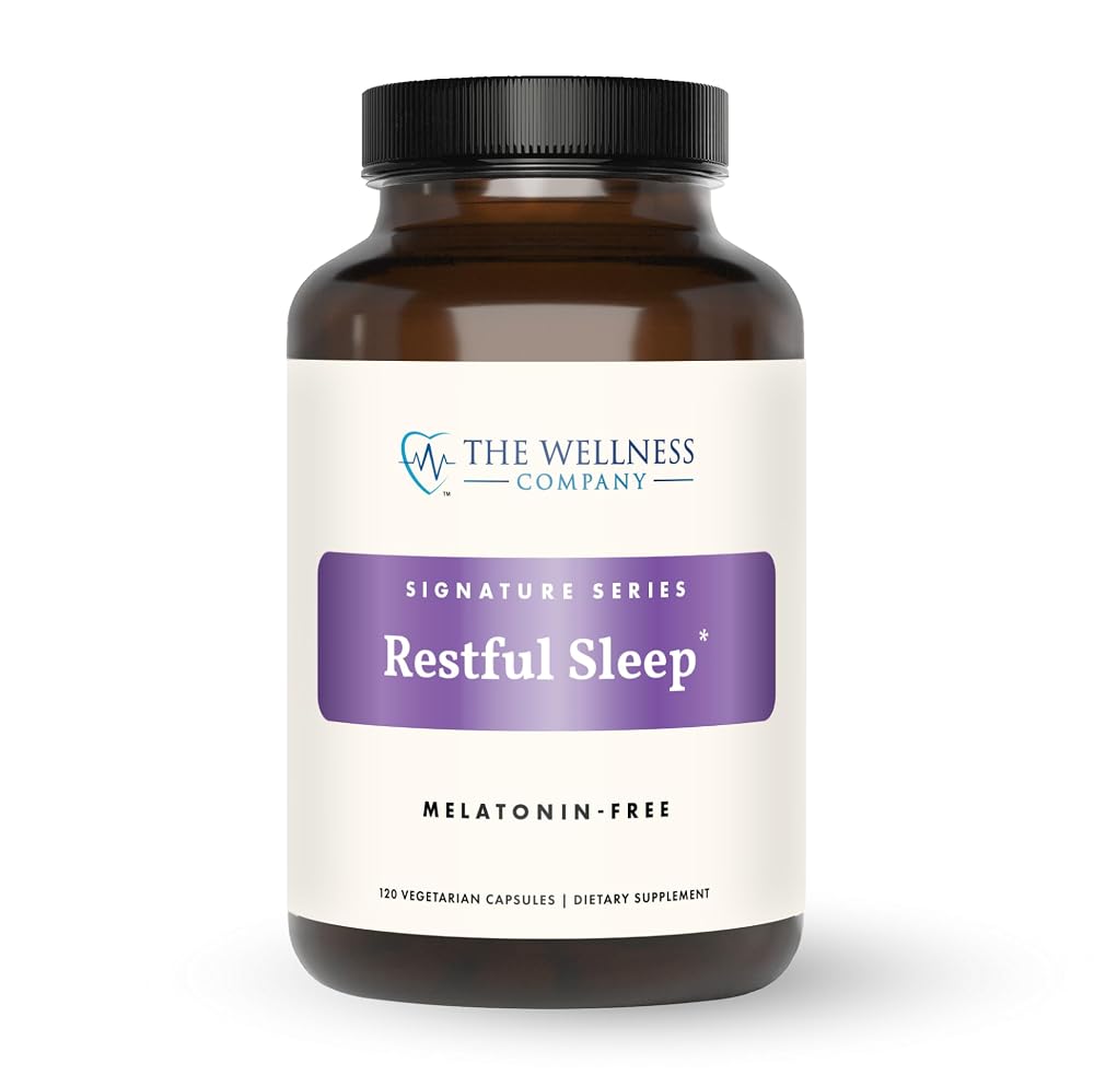 The Wellness Company Restful Sleep Melatonin-Free Capsules - 120 Count
