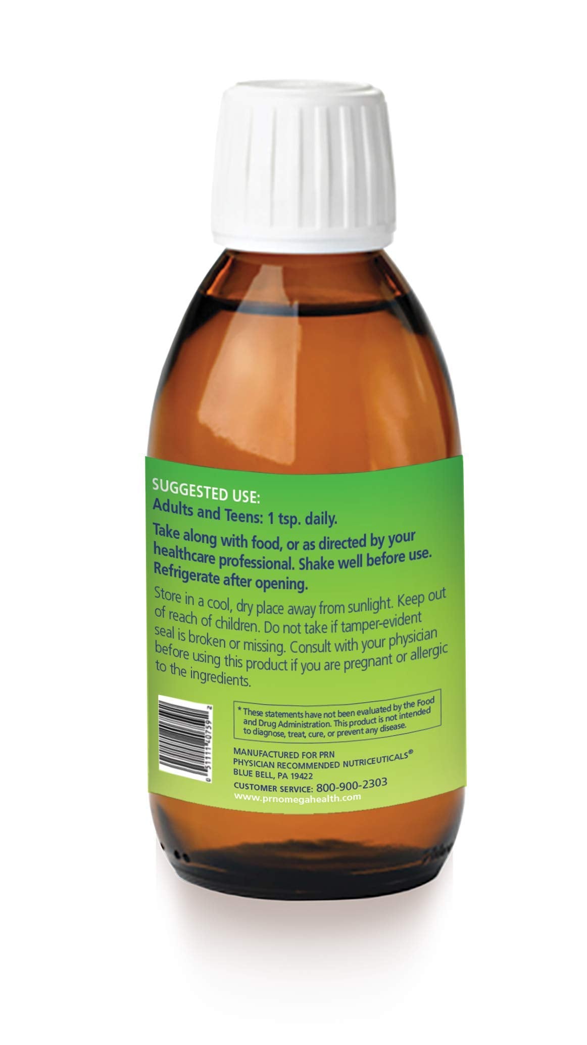 PRN Omega-V Benefits Vegan Omega-3 Liquid for Eye Support - 5 oz - image 3