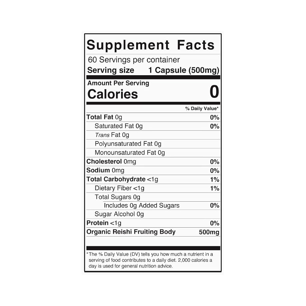 MAGICDOZE Magic Doze Reishi Mushroom Supplement - 60 Vegan Capsules - image 5