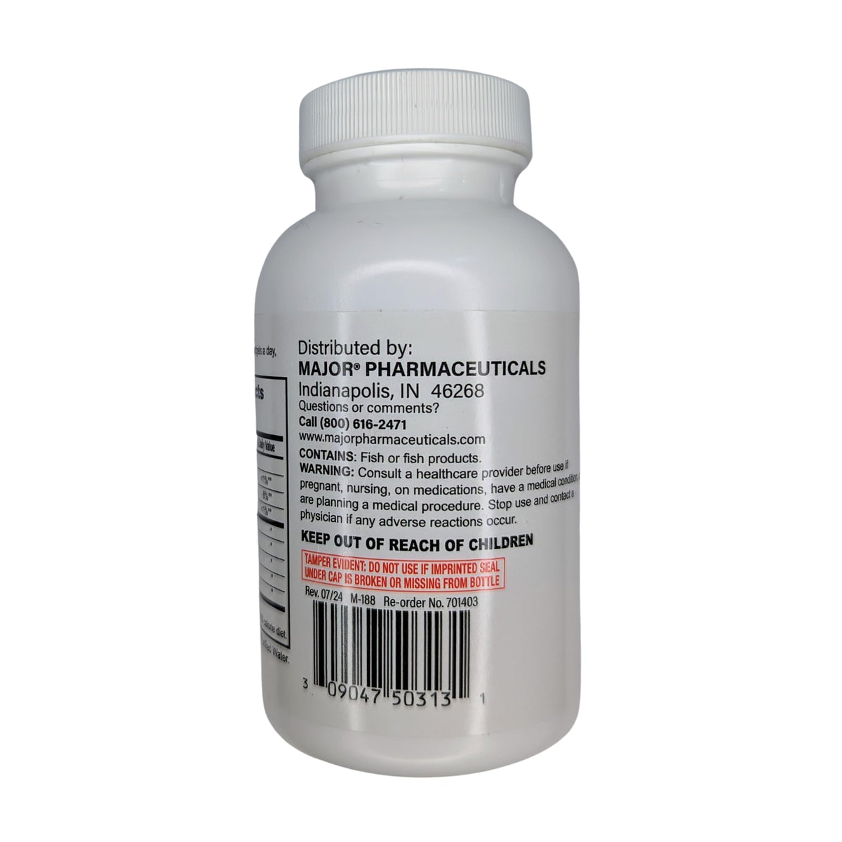 Amazon Pharmacy Major Pharma Fish Oil 500 mg - 1 Softgels - image 3