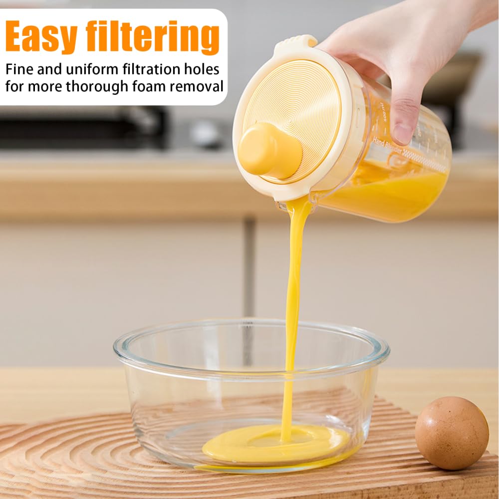 MiOYOOW Salad Dressing Mixer Bottle 500ML with Strainer - Red - image 5