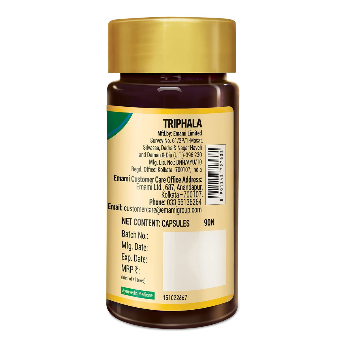 Zandu Triphala Capsules for Digestion & Gut Health - 90 Vegetarian Capsules - image 6