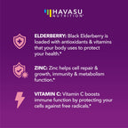 Havasu Nutrition Elderberry Gummies for Kids with Vitamin C & Zinc - 120 Gummies - image 3
