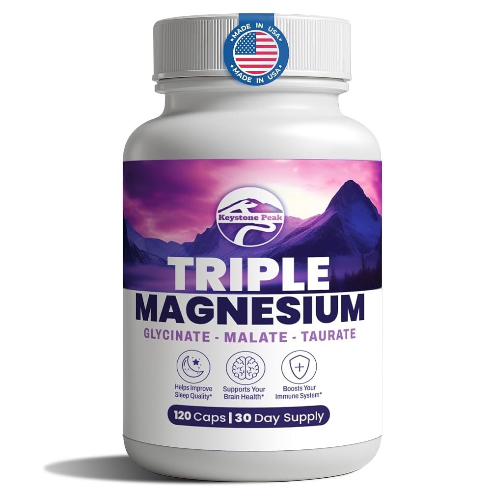 Keystone Peak Triple Magnesium Complex 300mg - 120 Capsules