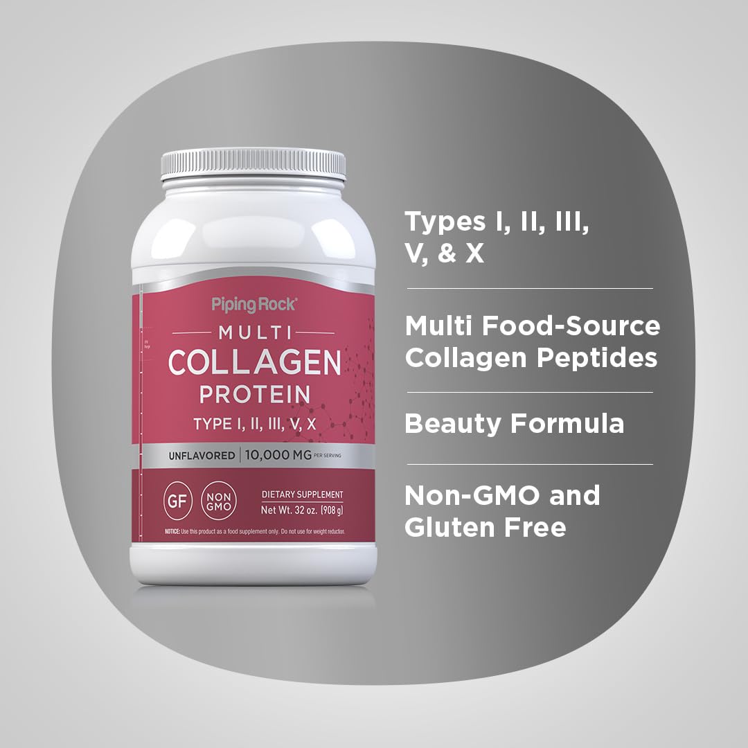 Piping Rock Multi Collagen Protein Powder - 32 oz - image 4