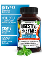 FarmHaven Digestive Enzymes with Probiotics & Herbs - 180 Capsules - image 3