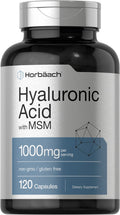 Horbäach Hyaluronic Acid with MSM 1000 mg - 120 Capsules