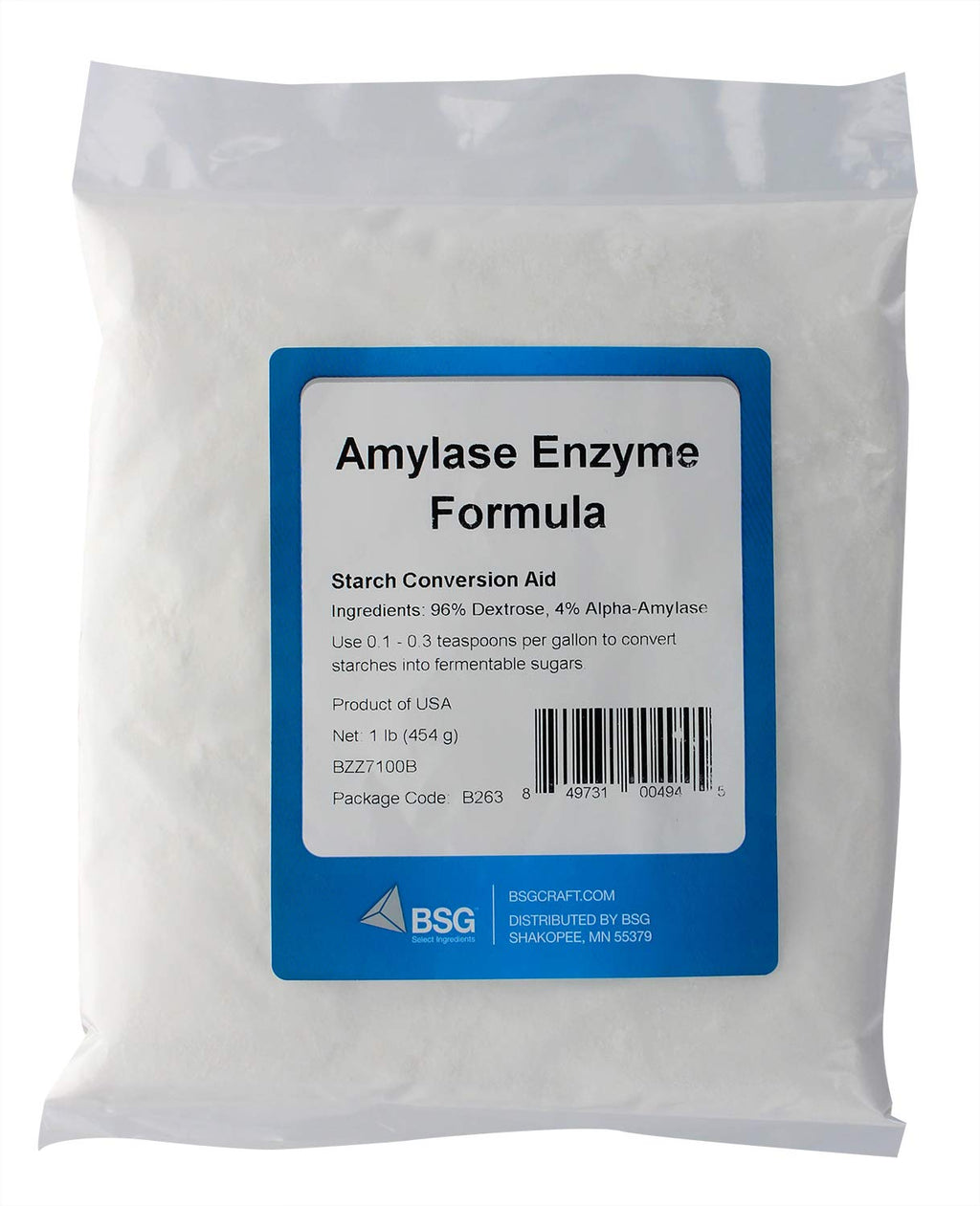 BSG Amylase Enzyme Formula Powder - 1 lb