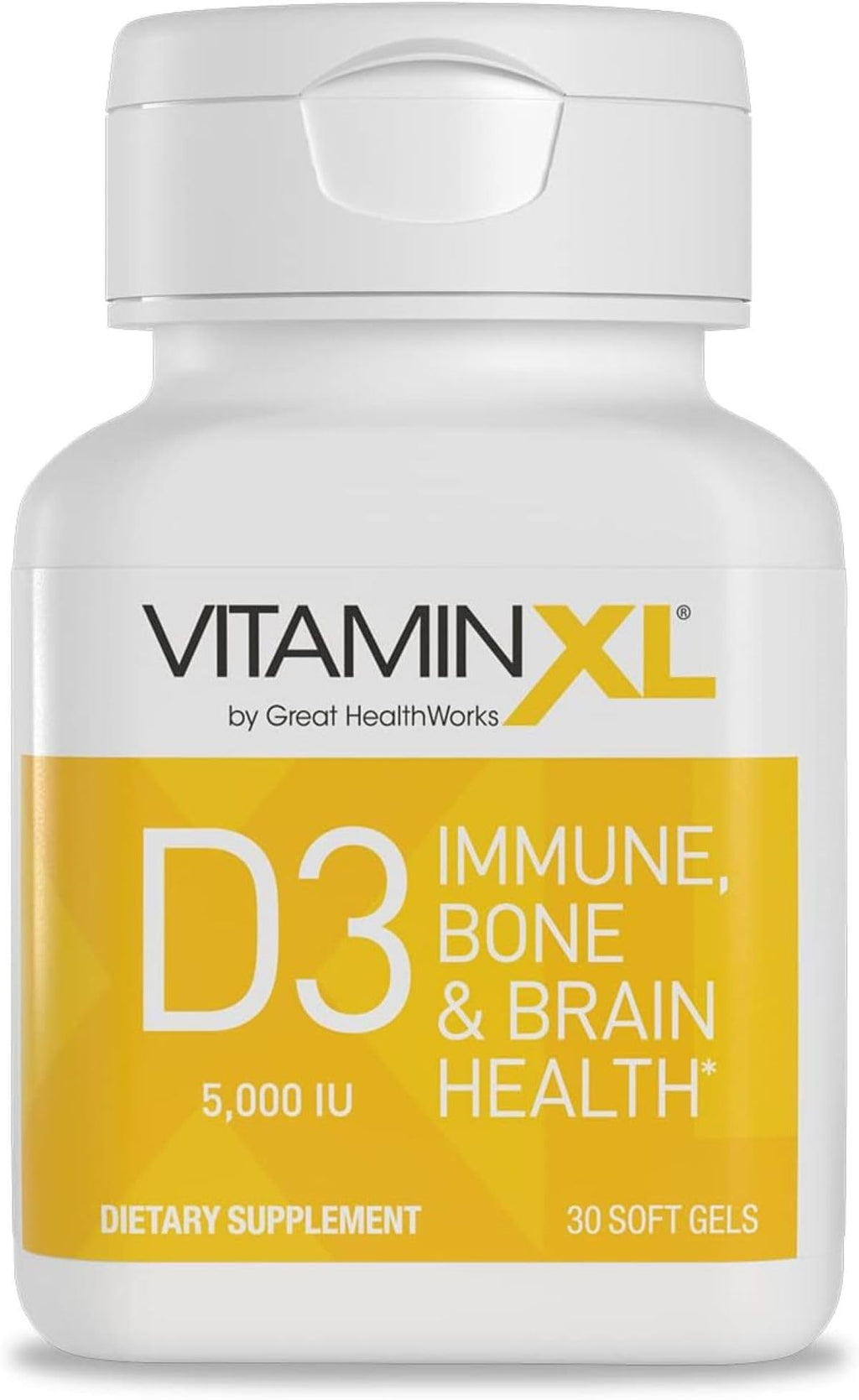 OmegaXL VitaminXL D3 High Potency 5000 IU - 30 Softgels