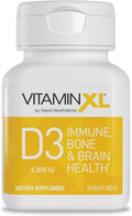 OmegaXL VitaminXL D3 High Potency 5000 IU - 30 Softgels