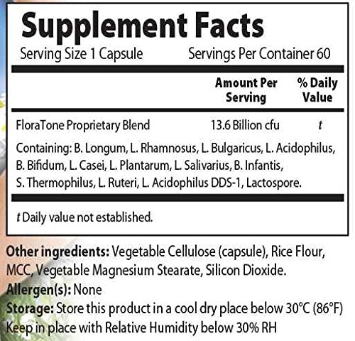 Livatone Floratone-10 Probiotic - 10 Capsules - image 2