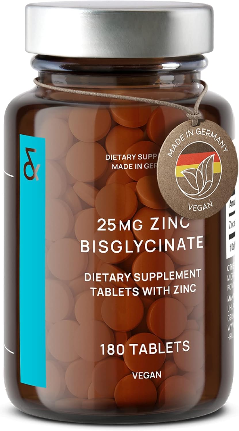 CLAV Zinc 25mg High Strength Vegan Certified - 180 Tablets - image 4