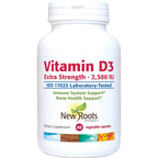 New Roots Herbal Vitamin D3 2,500 IU - 90 Vegetarian Capsules