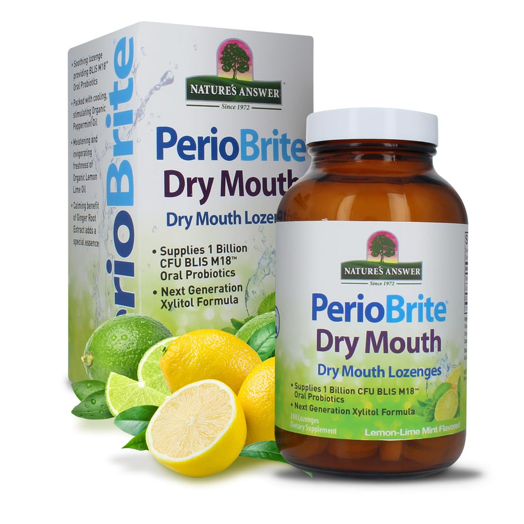 Nature's Answer Periobrite Dry Mouth Lozenges - 100 Count