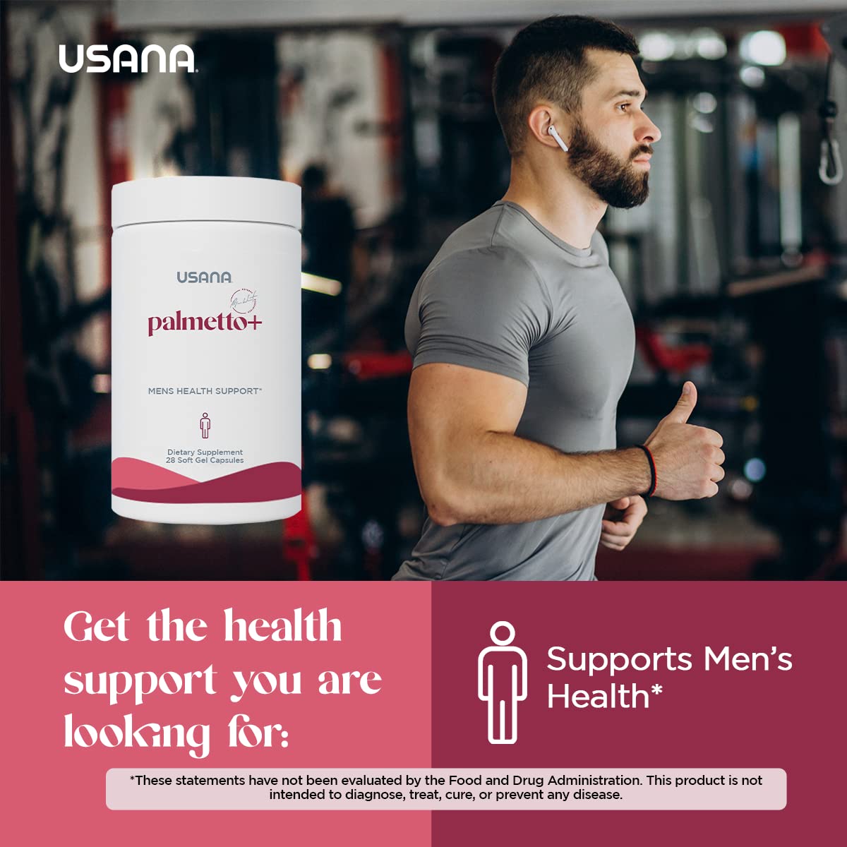 USANA Palmetto Plus Saw Palmetto Supplement for Men - 28 Capsules - image 5