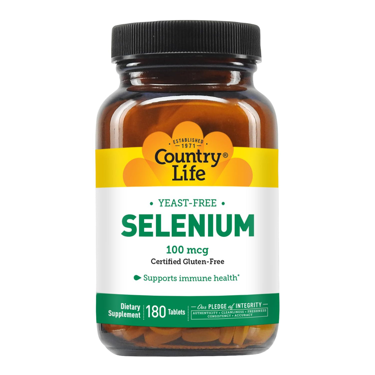 Country Life Selenium 100 mcg Immune Support - 180 Tablets - image 6