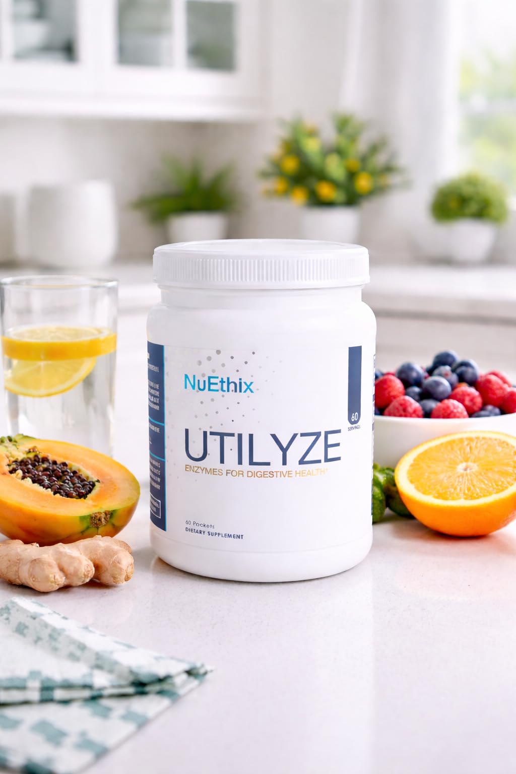 NuEthix Formulations Utilyze Digestive Enzymes - 60 Travel Packets - image 4
