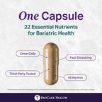 ProCare Health Core-45 Bariatric Multivitamin 45mg Iron - 90 Capsules - image 5