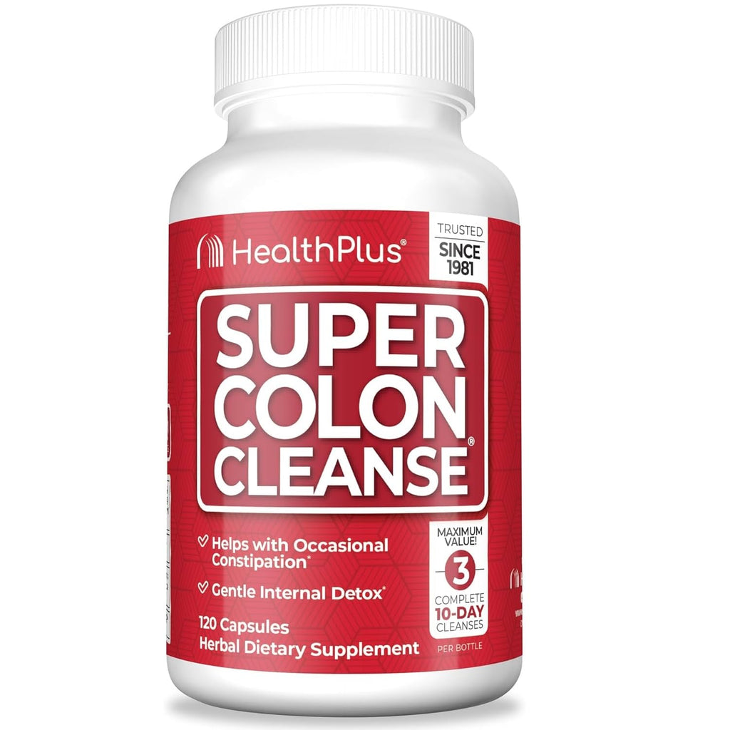 Health Plus Super Colon Cleanse - 120 Capsules