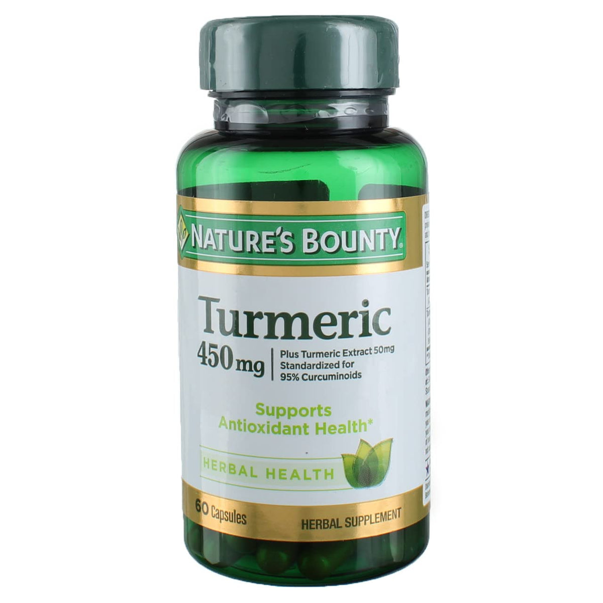 Nature's Bounty Turmeric 450 mg Capsules - 180 Count