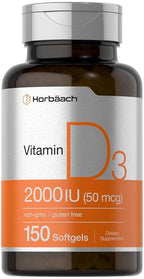 Horbäach Vitamin D3 2000 IU - 150 Softgels